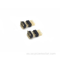 Encabezado de pin de 1.27 mm dual fila SMT 10p